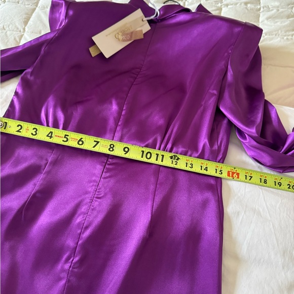 BRONX AND BANCO WOMEN'S NADINE MINI DRESS PURPLE SIZE LARGE NWT - Picture 15 of 16